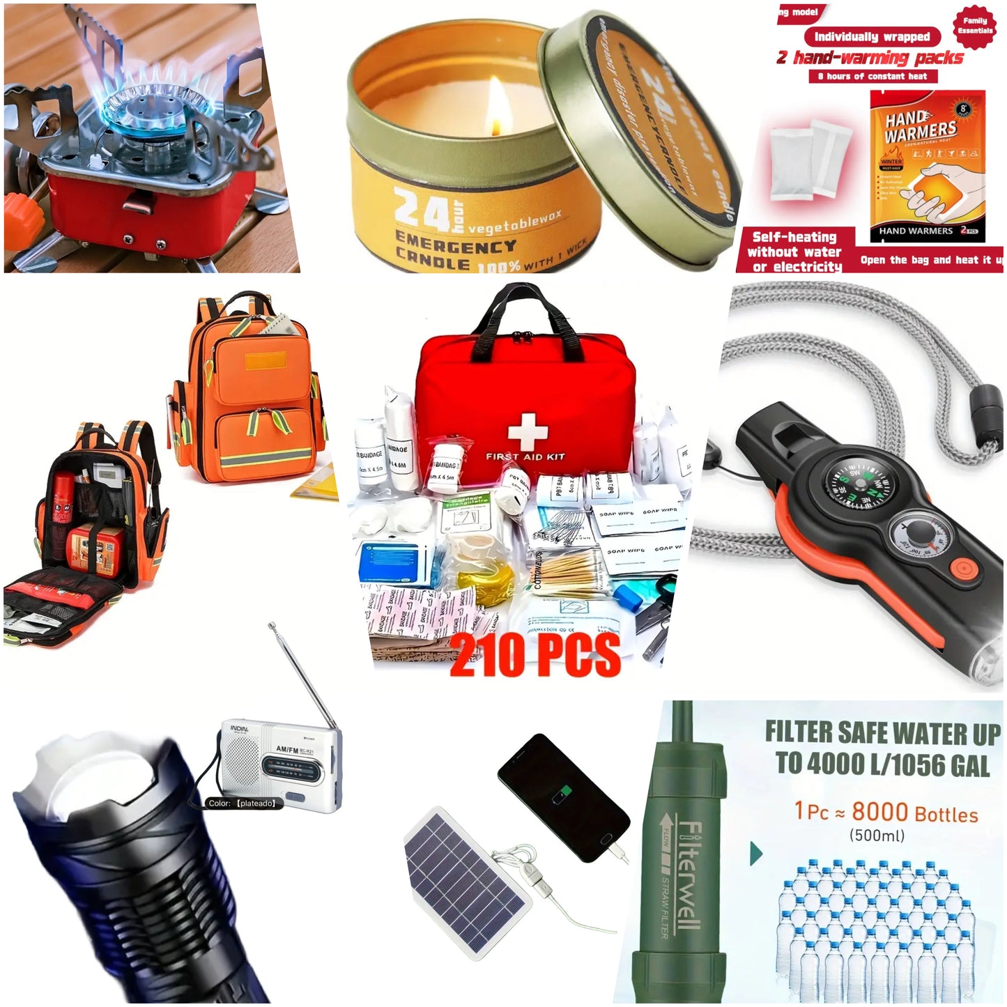 Kit de supervivencia 72h deluxe