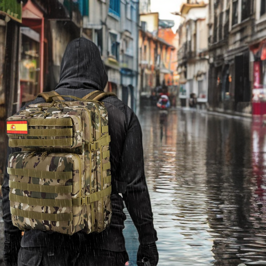 Mochila Táctica Militar 45L – Resistente y Multifuncional para Supervivencia, Emergencias, Camping, Senderismo y Uso Diario | Alta Capacidad y Durabilidad