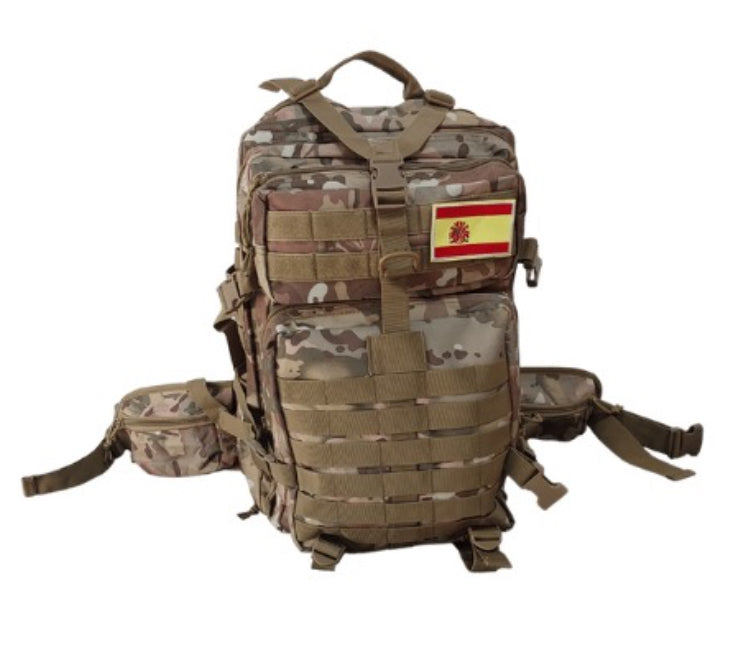 Mochila Táctica Militar 45L – Resistente y Multifuncional para Supervivencia, Emergencias, Camping, Senderismo y Uso Diario | Alta Capacidad y Durabilidad