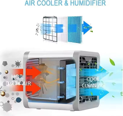 Mini Aire Acondicionado Portátil Arctic Air Ultra – Frío Instantáneo, Humidificador y Purificador 3 en 1 | Ligero, Silencioso y de Bajo Consumo