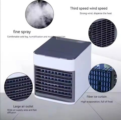 Mini Aire Acondicionado Portátil Arctic Air Ultra – Frío Instantáneo, Humidificador y Purificador 3 en 1 | Ligero, Silencioso y de Bajo Consumo